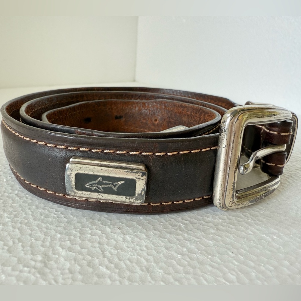 Greg Norman Genuine Leather Belt 42”
